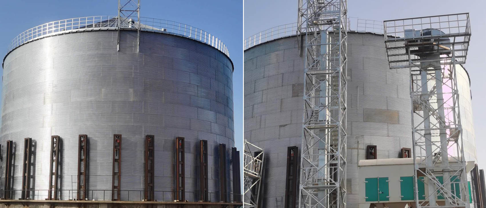 10,000 ton capacity silos, Nigeria